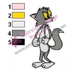 Tom and Jerry Embroidery Design 38